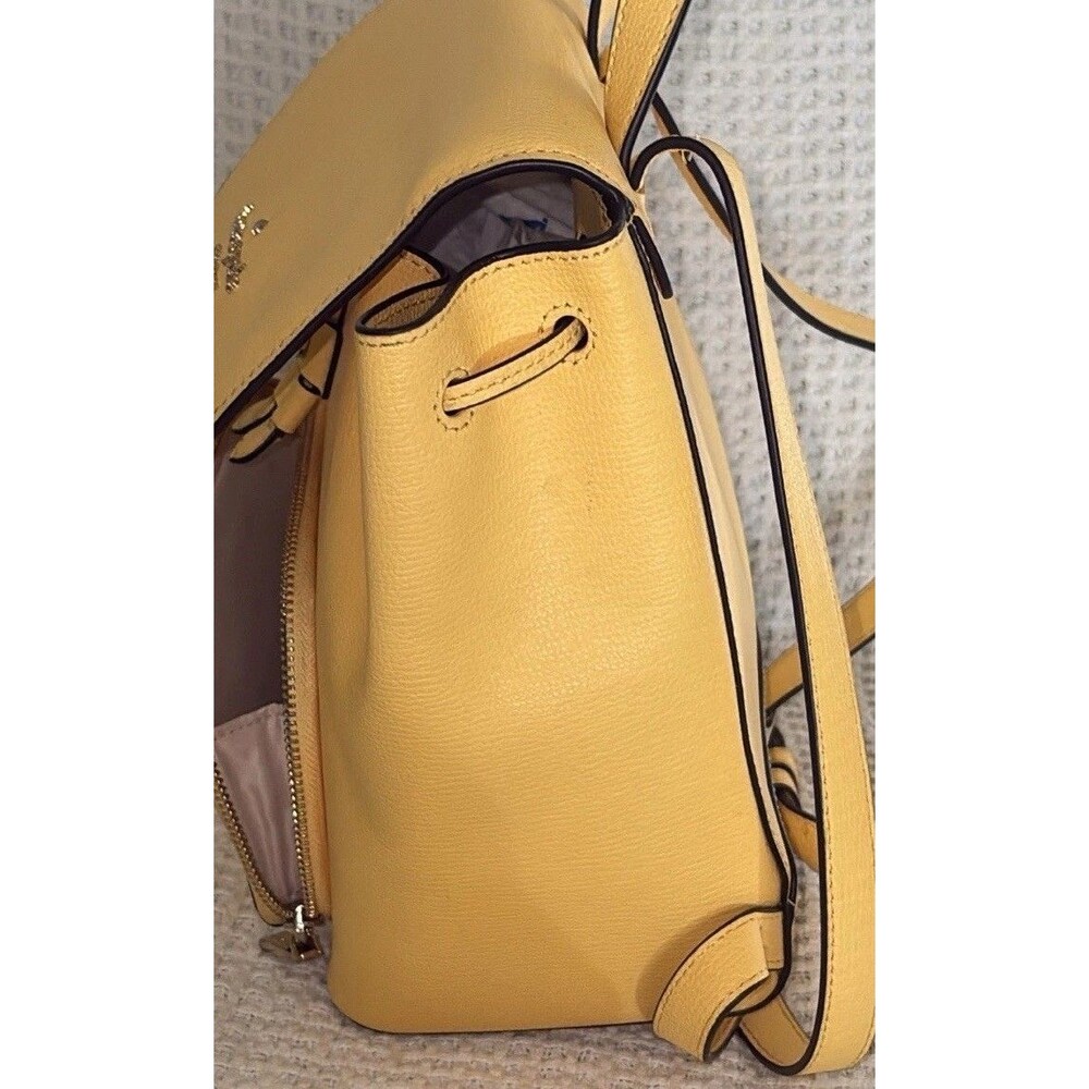 kate spade new york Darcy Flap Mini Backpack - Daybreak Yellow Designer Bag - Picture 5 of 12